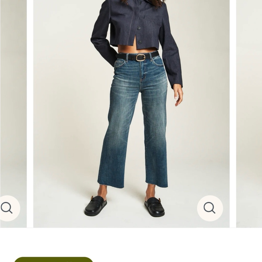 Oliver Logan Aberdeen Hi Rise Crop Jeans 29